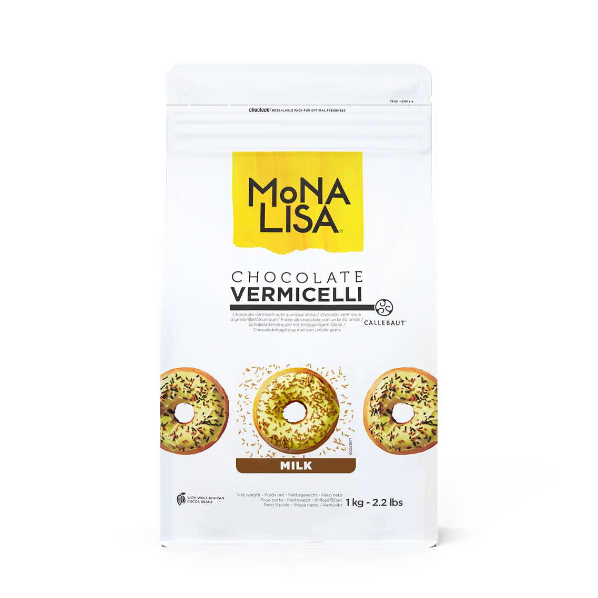 Callebaut Chocolade Vermicelli Melk 1kg