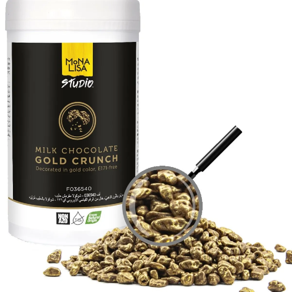 Callebaut Gouden Crunch Melkchocolade 350g New