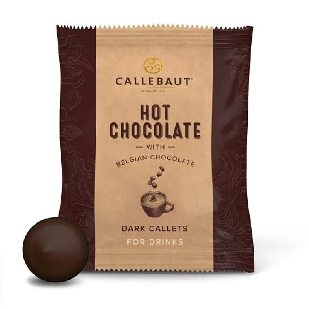 Callebaut Hot Chocolate callets Puur 35 gram (25x) Clearance