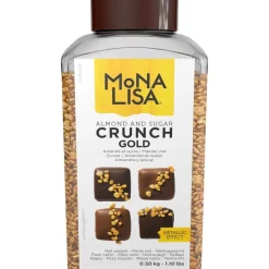Callebaut Marsepein Crunch Goud 500 gram New
