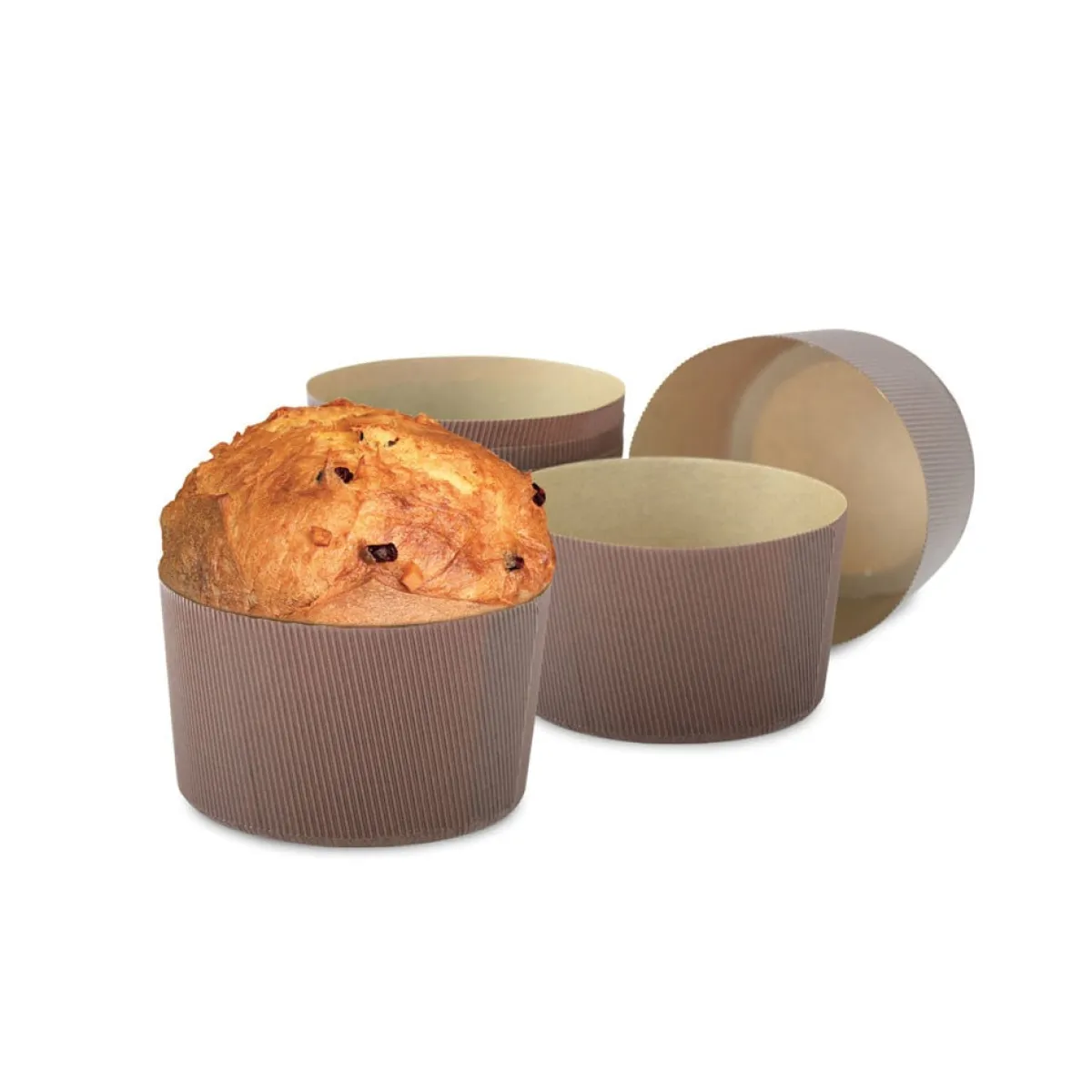 Decora Canasta/Panettone Bakvorm Ø15x11(h) cm 5 stuks