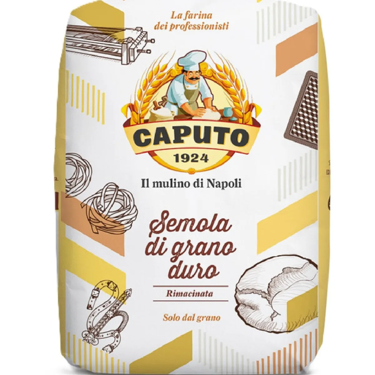 Caputo Semola Rimacinata (Durumtarwemeel) 1kg Hot