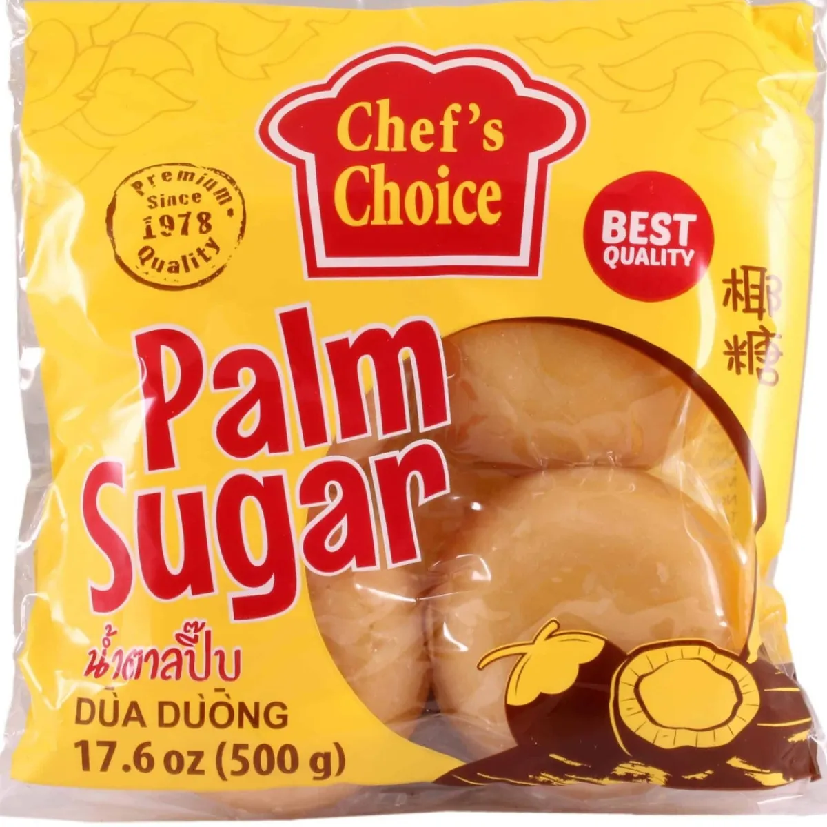Chef's Choice Palmsuiker Gula Djawa 500g Sale