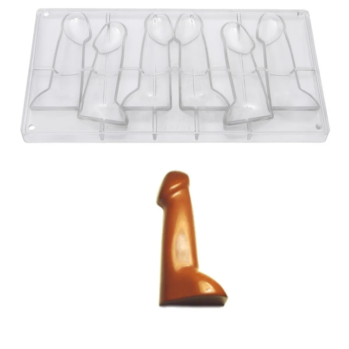 Chocolate World Chocolade Holvorm Penis (6x) 15x5,5cm Clearance