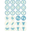 Overig Chocoladedecoratie Baby Boy Ø3cm 96st Best