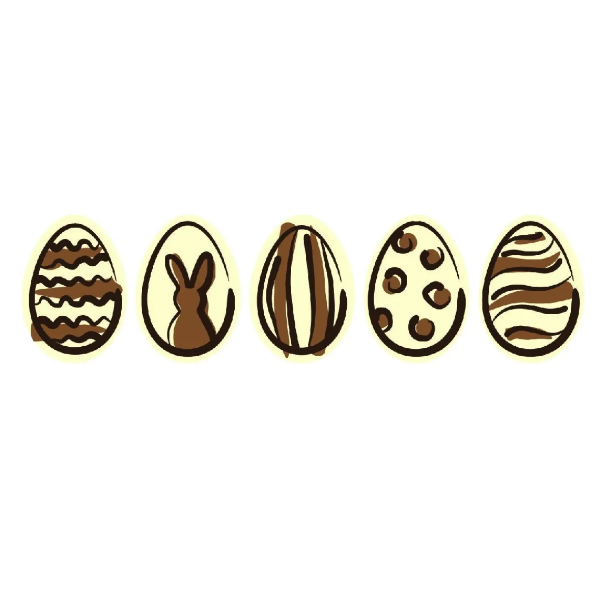 Overig Chocoladedecoratie Ei Assortiment 168 stuks Discount
