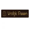 Overig Chocoladedecoratie Vrolijk Pasen Goud 182 stuks Clearance
