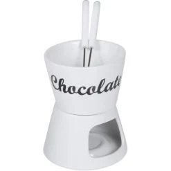 Overig Chocoladefondue Set Porselein