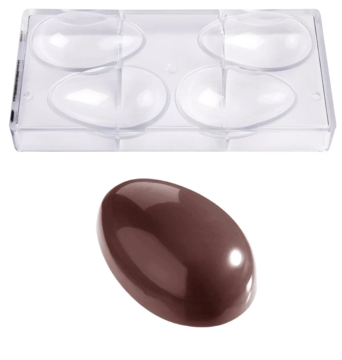 Chocolate World Chocolade Holvorm Glad Ei (4x) 100x65x35mm Online