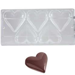 Chocolate World Chocolade Holvorm Hart (5x) 80x69x16 mm