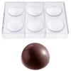 Chocolate World Chocolade Holvorm Halve Bol (6x) Ø70mm Best