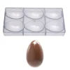 Chocolate World Chocolade Holvorm Ei Facet (6x) 86x56x30mm Best