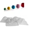 Martellato Chocolade Holvormen halve bol set/16 (Ø5 t/m Ø9cm)