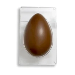 Decora Chocolade Holvorm Half-Ei Glad 135x205mm