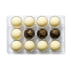 Decora Chocolade Holvorm Halve Bol (12x) Ø50 mm Clearance