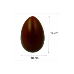 Martellato Chocolade Holvorm Pasen Half-Ei Glad (2x) 14x10x5cm. Hot
