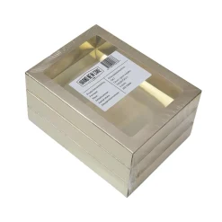 BrandNewCake Chocoladeletterdoos GK7 Goud / Goud 3st New