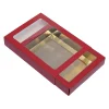 BrandNewCake Chocoladeletterdoos GK7 Rood / Goud 26st