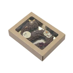 BrandNewCake Chocoladeletterdoos Klein GK1 Kraft / Goud 3st Outlet