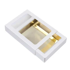 BrandNewCake Chocoladeletterdoos Klein GK1 Wit / Goud 3st Clearance