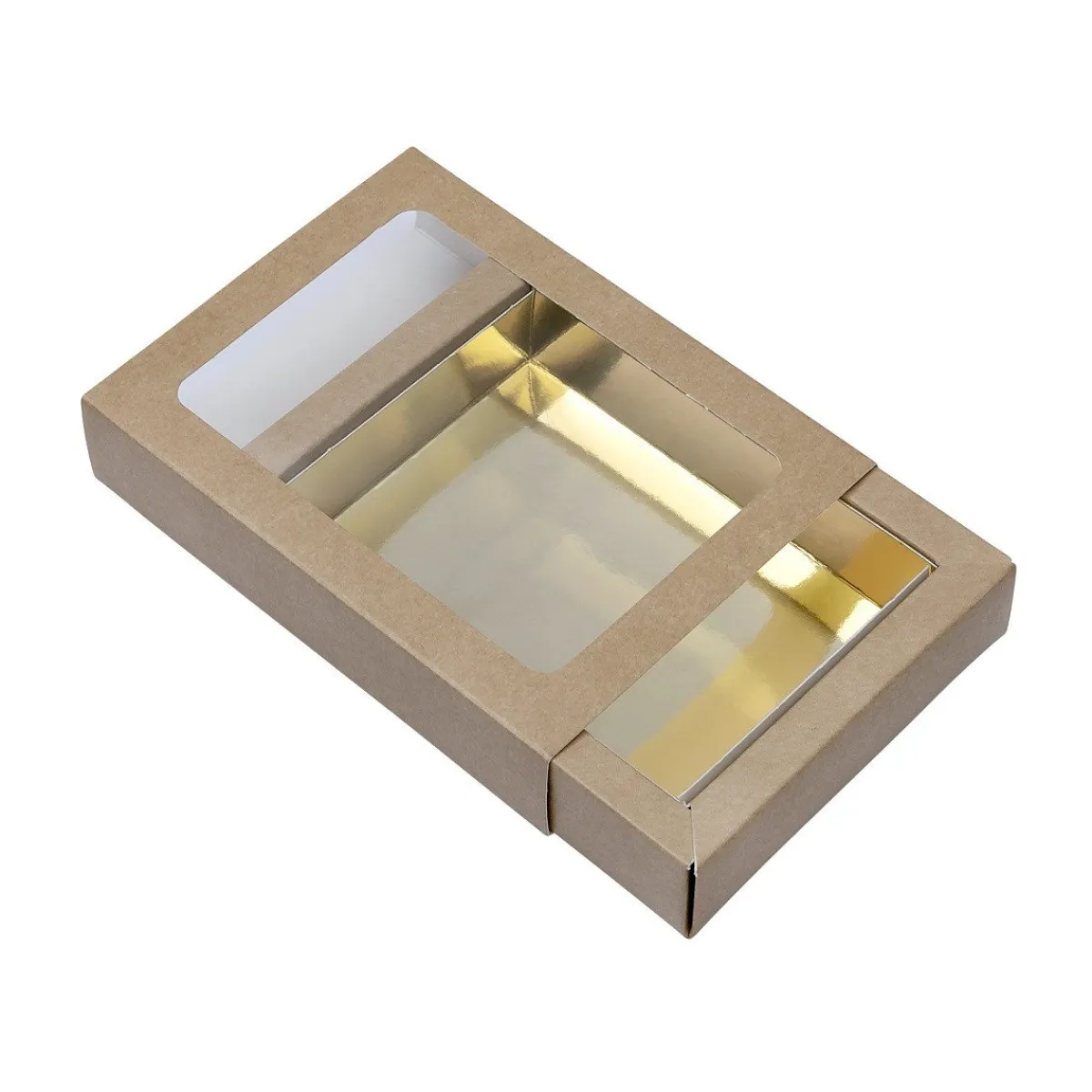 BrandNewCake Chocoladeletterdoos Klein GK1 Kraft / Goud 26st Hot