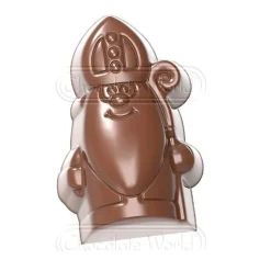 Chocolate World Chocolademal Sint Praline (21x) 40x25x18 mm New