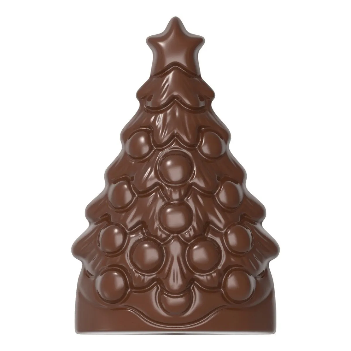 Chocolate World Chocolademal Kerstboom (4x) 90x59x24,5mm Clearance