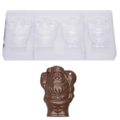 Chocolate World Chocolademal Kerstman (4x) 84x60x36mm