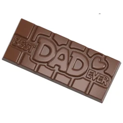 Chocolate World Chocolademal Tablet Best Dad (4x) 118x50mm Hot