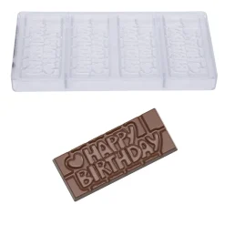 Chocolate World Chocolademal Tablet Happy Birthday (4x) Hot
