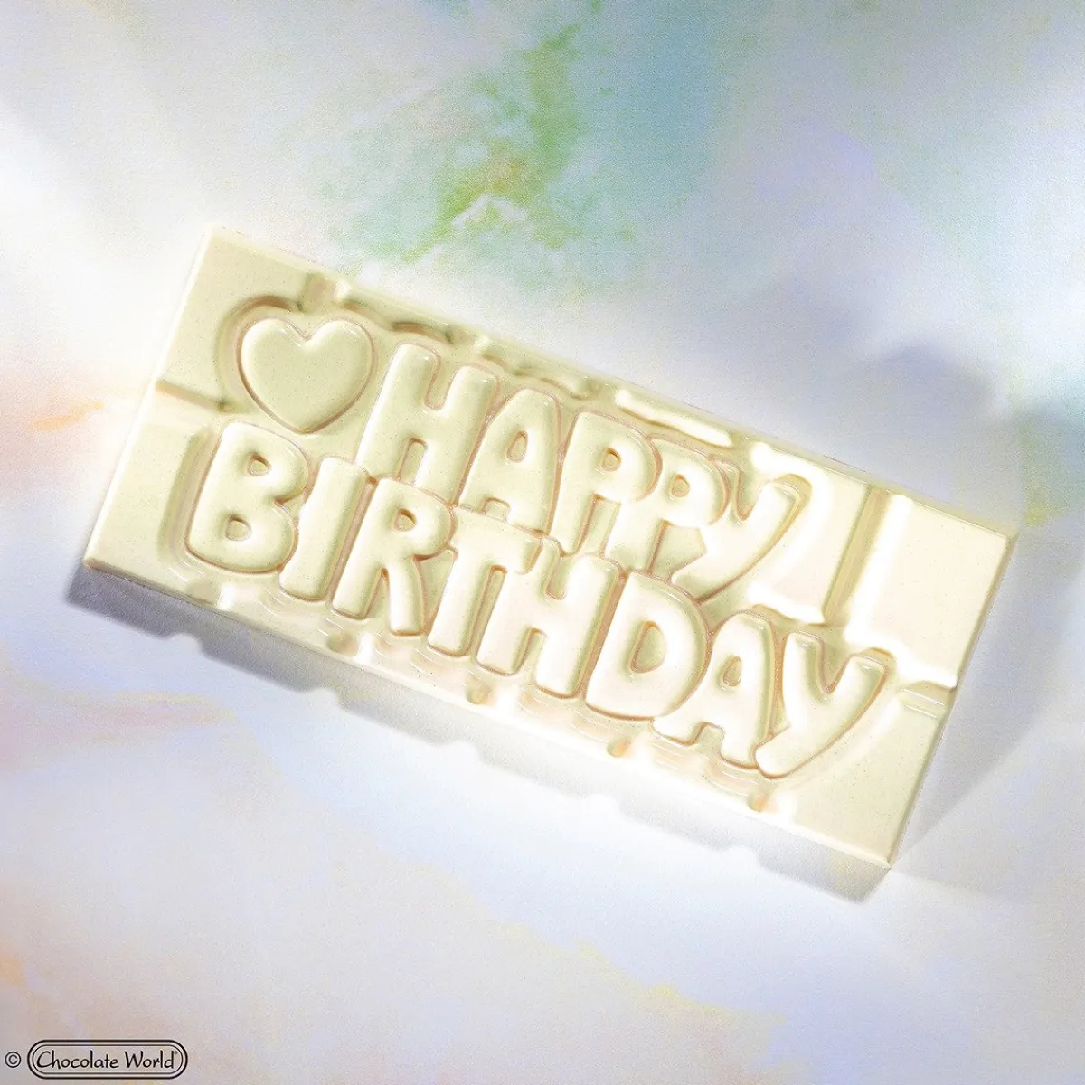 Chocolate World Chocolademal Tablet Happy Birthday (4x) Hot