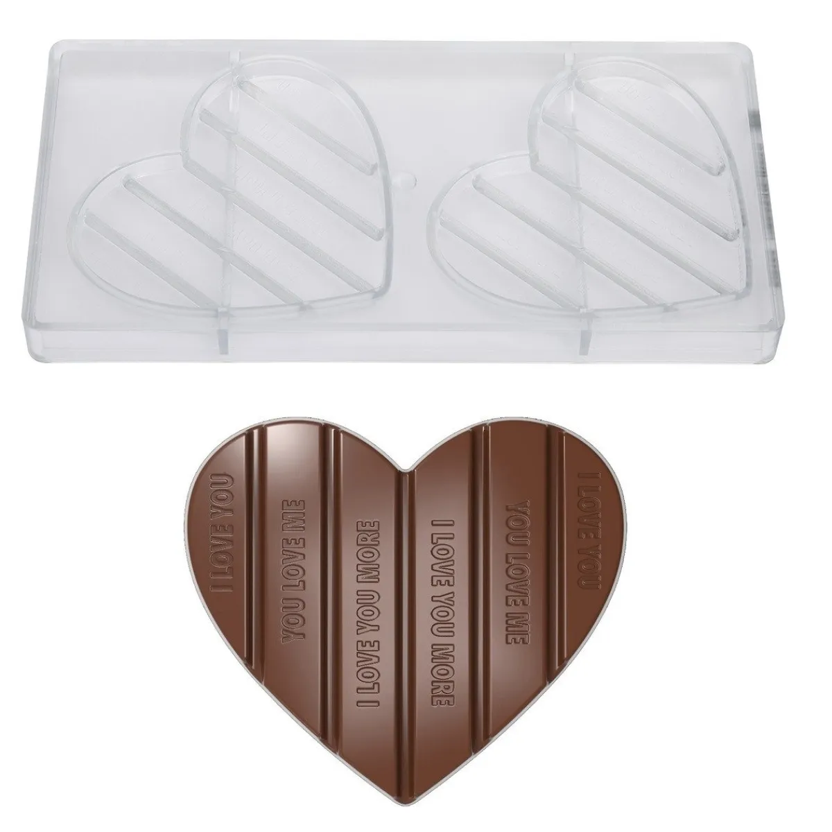 Chocolate World Chocolademal Tablet Hart (2x) 125x110x10mm Sale