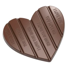 Chocolate World Chocolademal Tablet Hart (2x) 125x110x10mm Sale