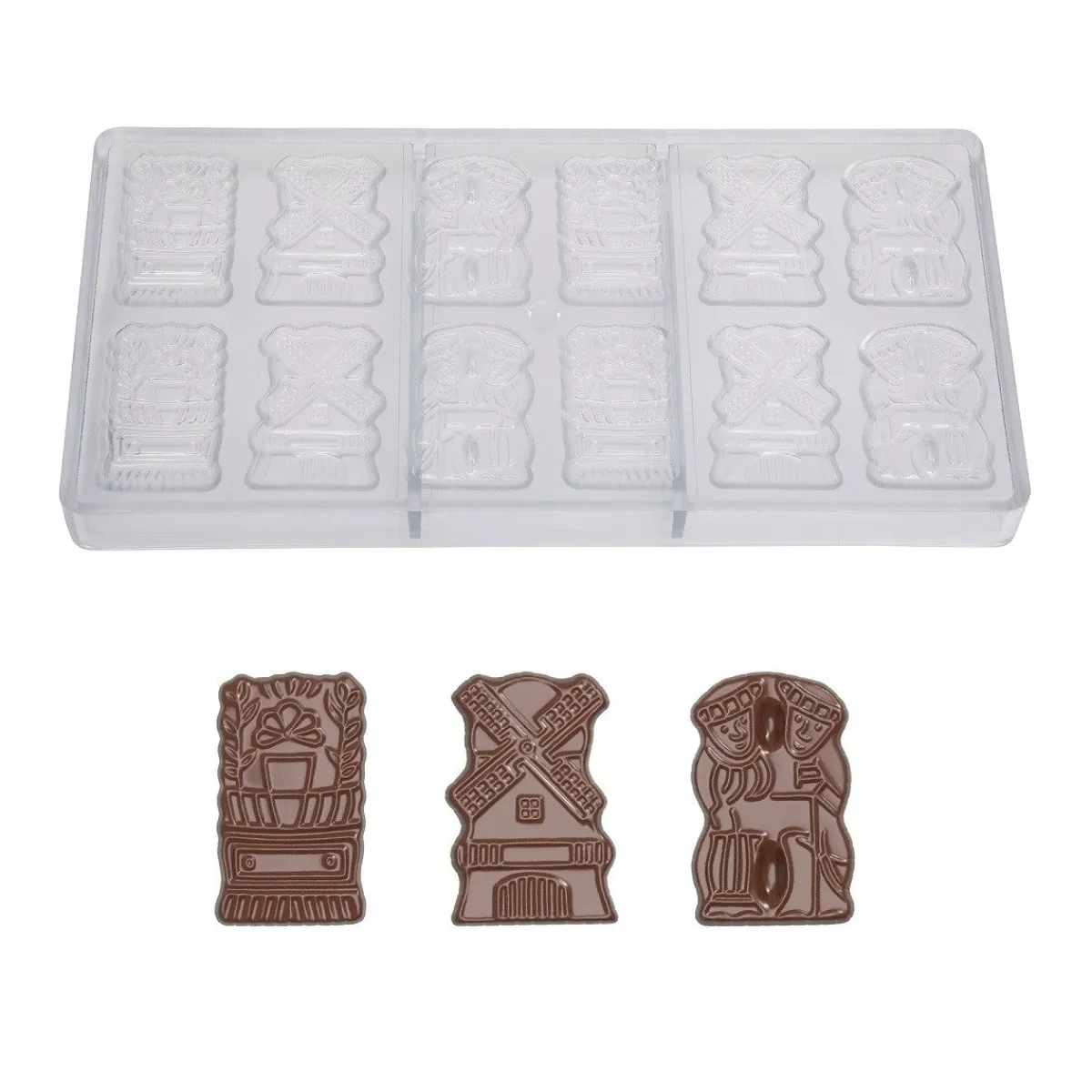 Chocolate World Chocolademal Vintage (12x) 53x36x3mm Online