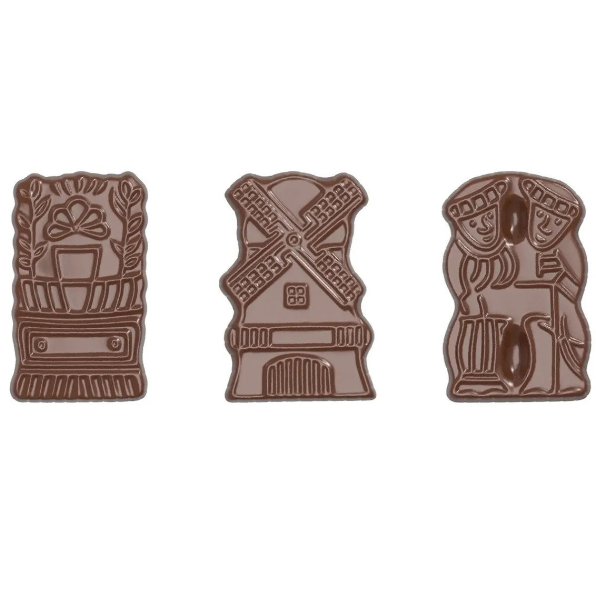 Chocolate World Chocolademal Vintage (12x) 53x36x3mm Online