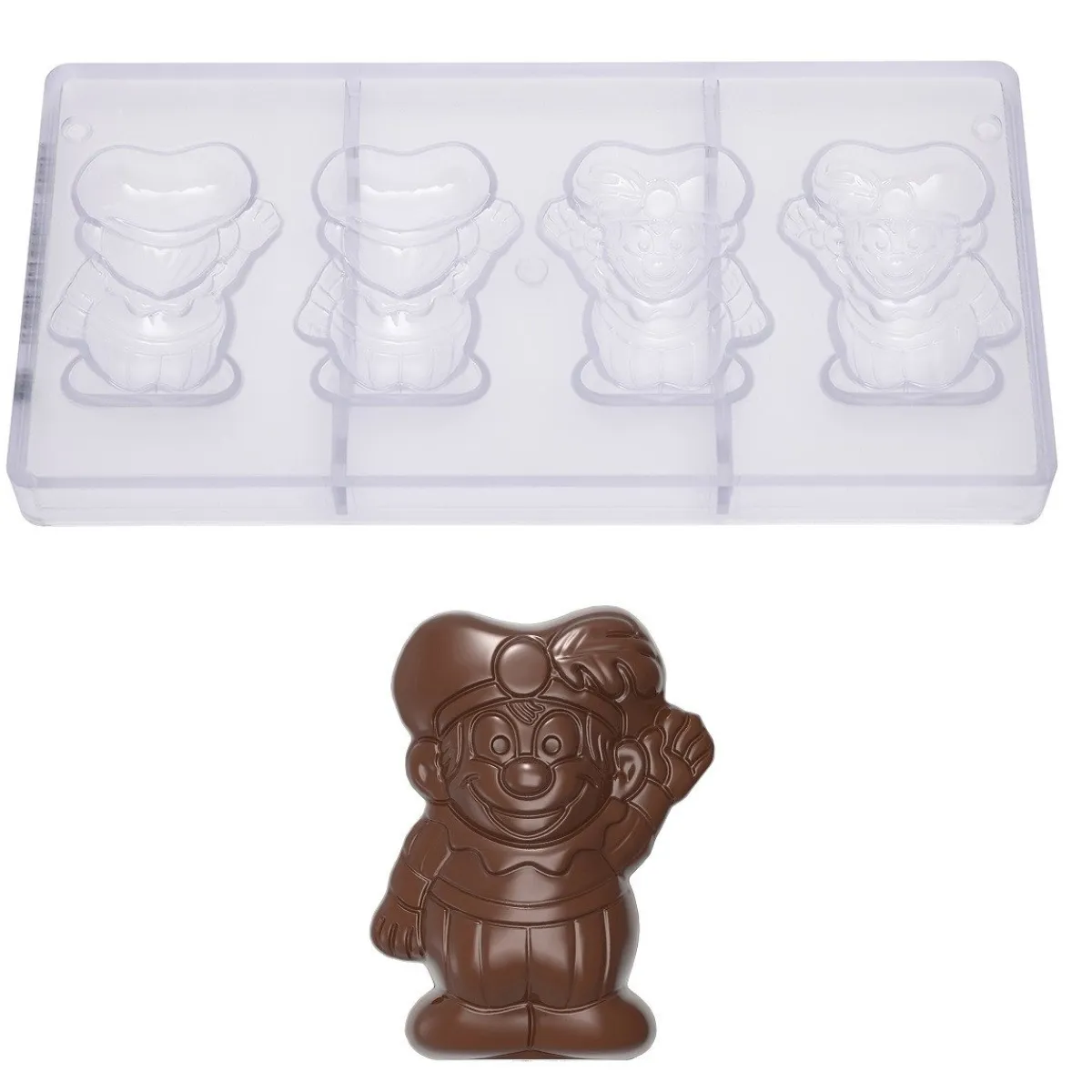 Chocolate World Chocolademal Piet Zwaait (4x) 79x60x18mm