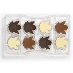 Decora Chocolademal Engel (8x) 4x3,8 cm** New