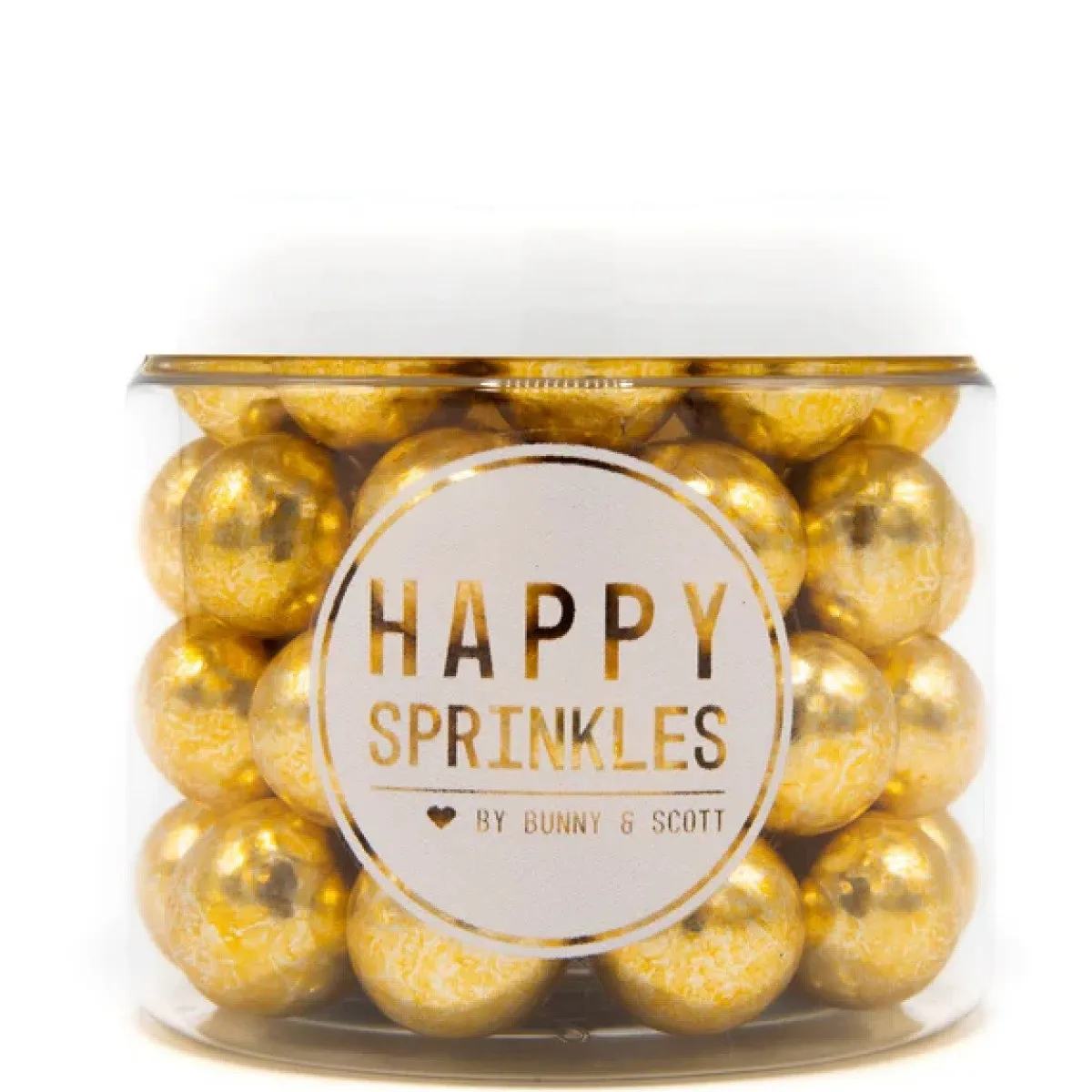 Happy Sprinkles Chocolade Parels XXL Vintage Gold 130g Online