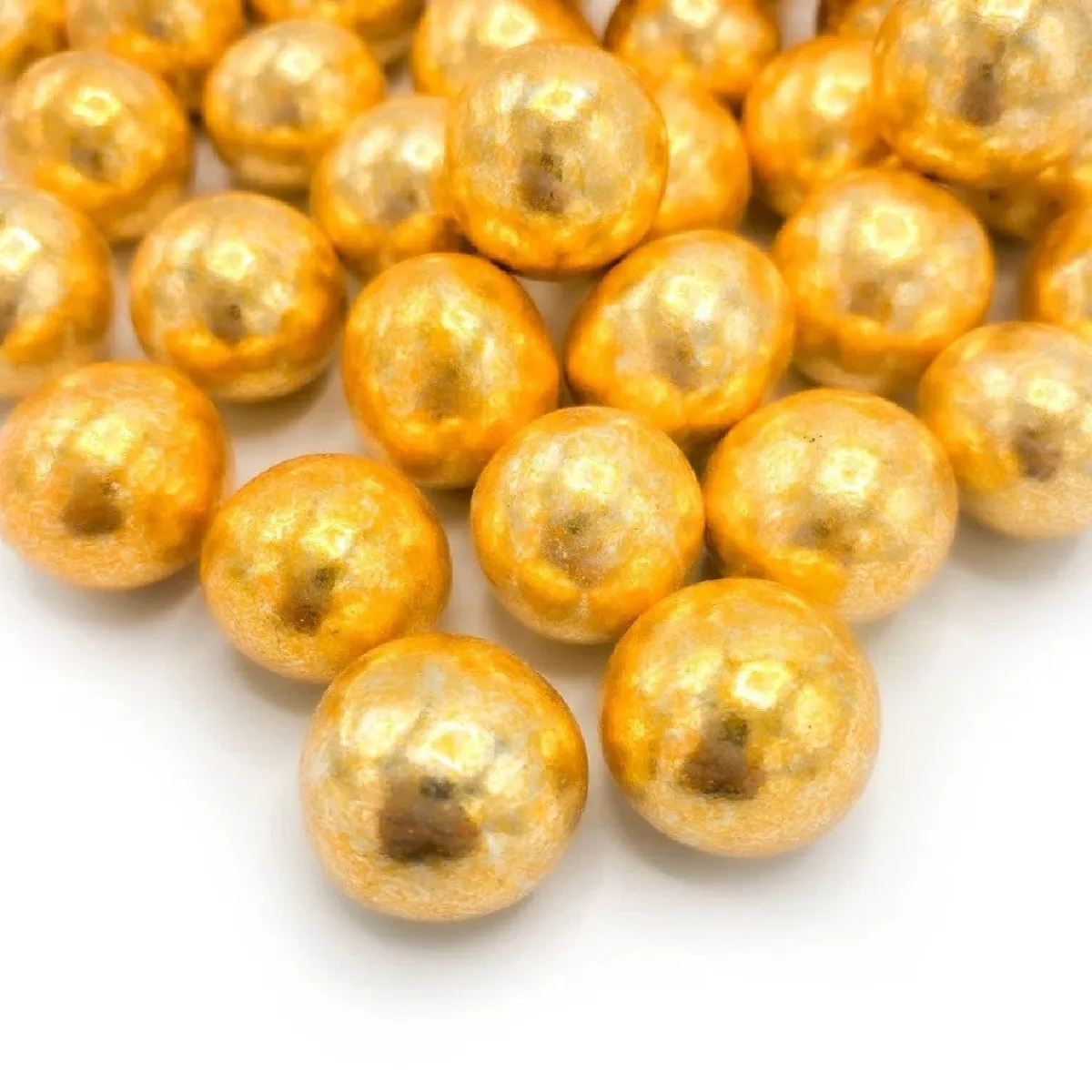 Happy Sprinkles Chocolade Parels XXL Vintage Gold 500g Best