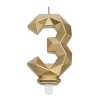Overig Cijferkaars Geo Goud #3 Sale