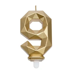Overig Cijferkaars Geo Goud #9 Hot