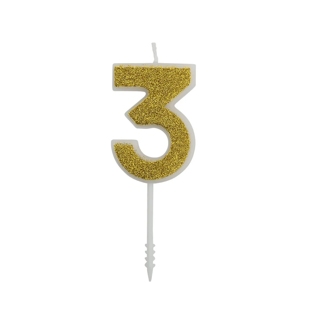 Overig Cijferkaars Goud Glitter #3 Sale