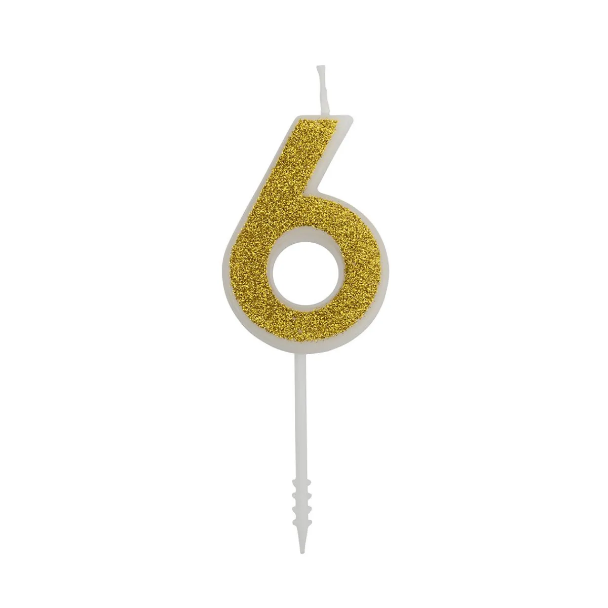 Overig Cijferkaars Goud Glitter #6 Hot