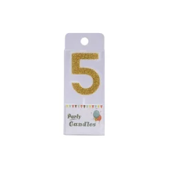 Overig Cijferkaars Goud Glitter #5 Sale