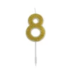 Overig Cijferkaars Goud Glitter #8 Sale