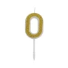 Overig Cijferkaars Goud Glitter #0 Sale