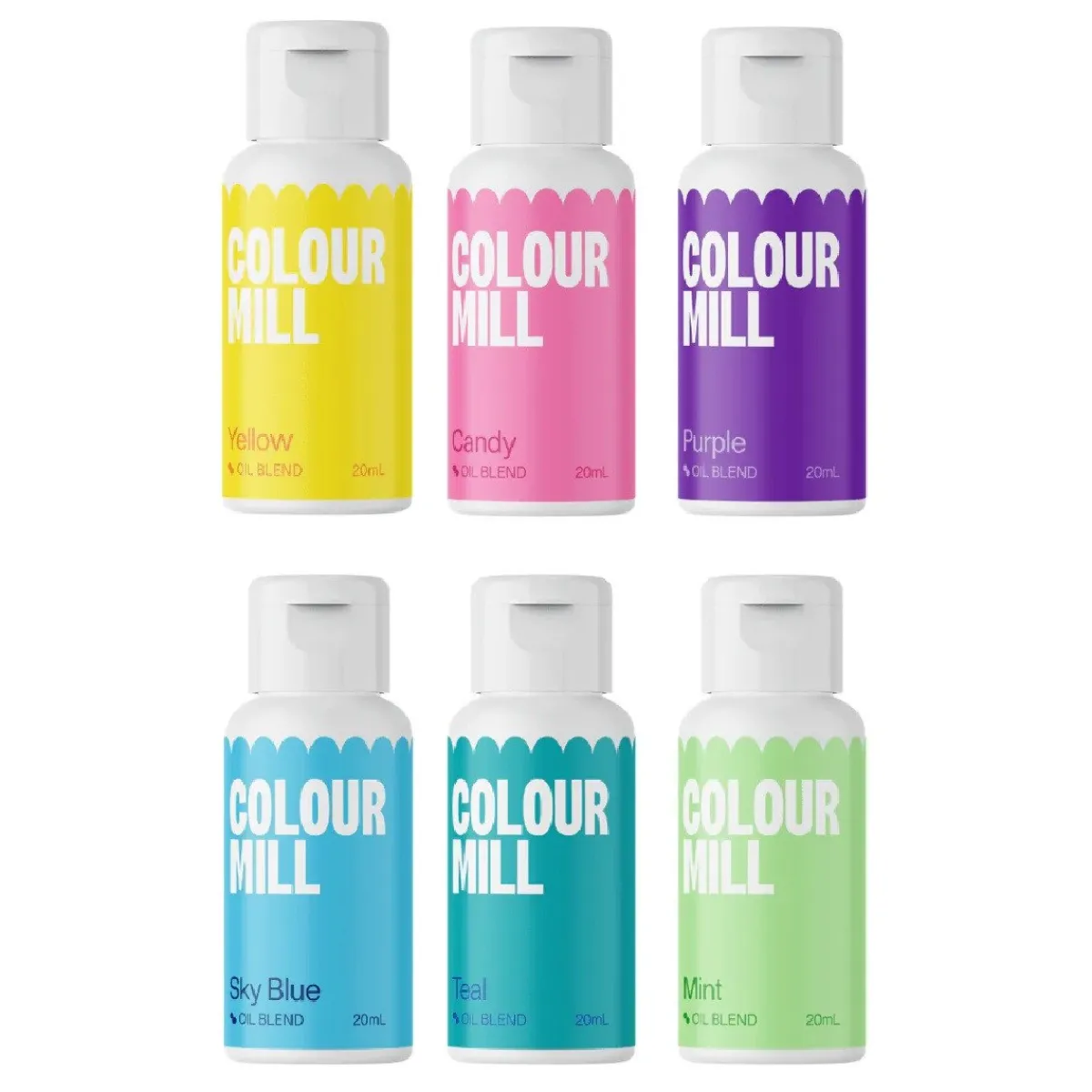 Colour Mill Kleurstof Oil Blend Pool Party Set/6 Best
