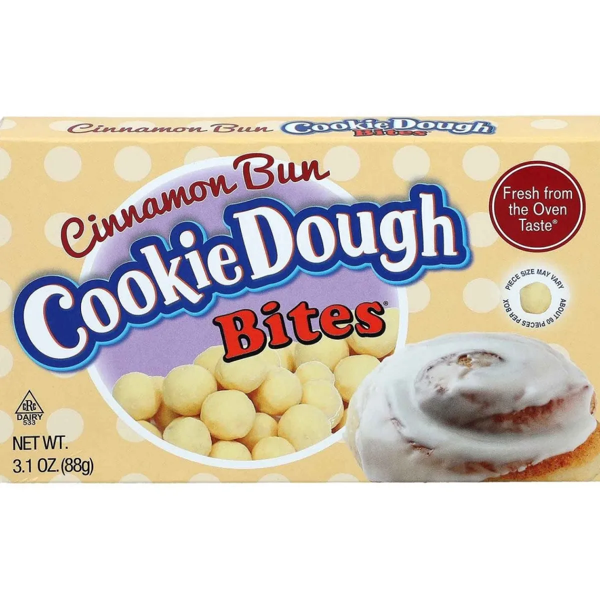 Overig Cookie Dough Bites Cinnamon Bun 88g** Sale