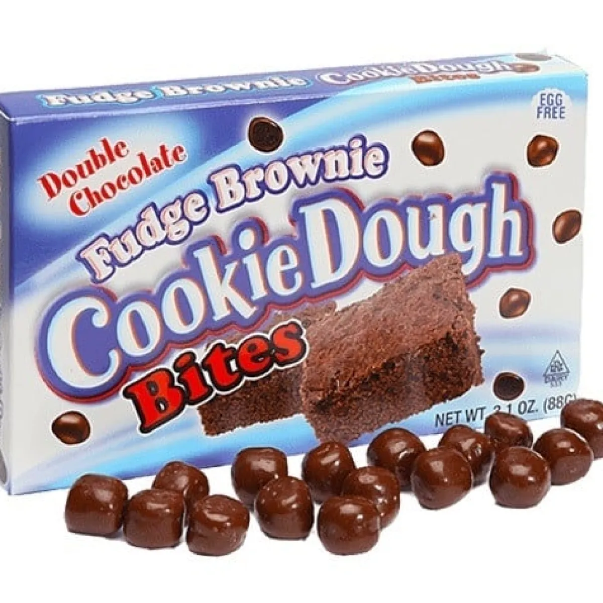 Overig Cookie Dough Bites Fudge Brownie 88g New