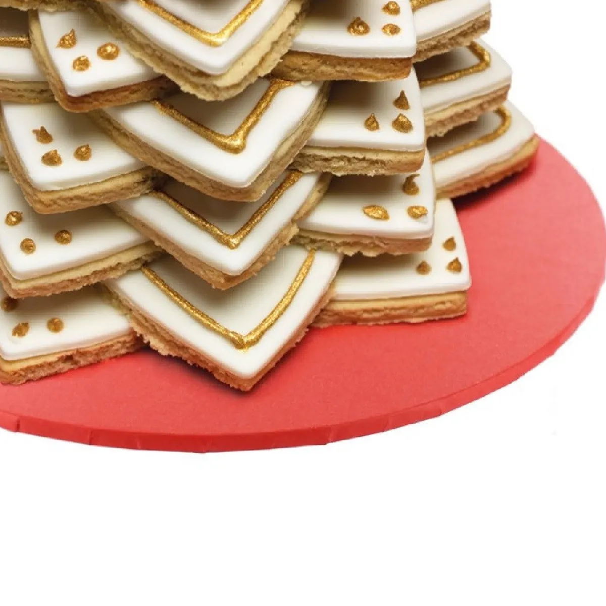 Culpitt Cakeboard Rood Mat Extra Stevig Ø25cm Outlet